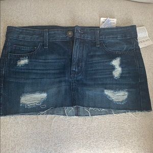 Destress style jean skirt